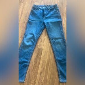 Jones New York Dark Blue Straight Leg Jeans
